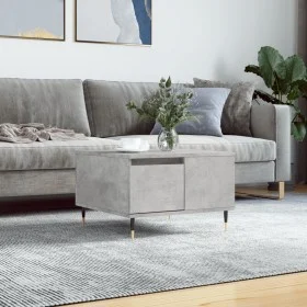 Mesa de centro madera contrachapada gris hormigón 55x55x36,5 cm de vidaXL, Mesas de centro - Ref: Foro24-830752, Precio: 54,8...