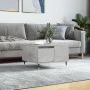 Mesa de centro madera contrachapada gris hormigón 55x55x36,5 cm de vidaXL, Mesas de centro - Ref: Foro24-830752, Precio: 55,3...