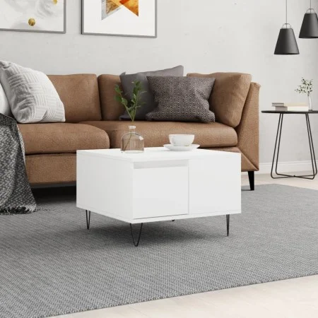 Couchtisch aus weißem Sperrholz, 55 x 55 x 36,5 cm von vidaXL, Couchtisch - Ref: Foro24-830756, Preis: 56,16 €, Rabatt: %
