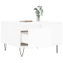 Mesa de centro madera contrachapada blanco 55x55x36,5 cm de vidaXL, Mesas de centro - Ref: Foro24-830756, Precio: 56,77 €, De...