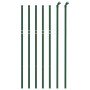 Cerca de alambre de acero galvanizado verde 1x10 m en Paneles de vallas | Comprar online en Foro24