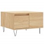 Sonoma oak plywood coffee table 55x55x36.5 cm by vidaXL, Coffee table - Ref: Foro24-830759, Price: 54,79 €, Discount: %