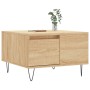 Sonoma oak plywood coffee table 55x55x36.5 cm by vidaXL, Coffee table - Ref: Foro24-830759, Price: 54,79 €, Discount: %