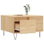 Sonoma oak plywood coffee table 55x55x36.5 cm by vidaXL, Coffee table - Ref: Foro24-830759, Price: 54,79 €, Discount: %