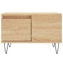 Sonoma oak plywood coffee table 55x55x36.5 cm by vidaXL, Coffee table - Ref: Foro24-830759, Price: 54,79 €, Discount: %