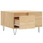 Sonoma oak plywood coffee table 55x55x36.5 cm by vidaXL, Coffee table - Ref: Foro24-830759, Price: 54,79 €, Discount: %
