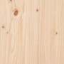 Sofá cama con techo de madera maciza de pino 80x200 cm