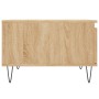 Sonoma oak plywood coffee table 55x55x36.5 cm by vidaXL, Coffee table - Ref: Foro24-830759, Price: 54,79 €, Discount: %
