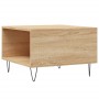 Sonoma oak plywood coffee table 55x55x36.5 cm by vidaXL, Coffee table - Ref: Foro24-830759, Price: 54,79 €, Discount: %