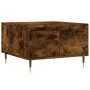 Mesa de centro madera contrachapada roble ahumado 55x55x36,5 cm de vidaXL, Mesas de centro - Ref: Foro24-830753, Precio: 54,8...