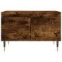 Mesa de centro madera contrachapada roble ahumado 55x55x36,5 cm de vidaXL, Mesas de centro - Ref: Foro24-830753, Precio: 54,8...