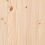 Sofá cama con techo de madera maciza de pino 80x200 cm