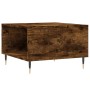 Couchtisch aus geräuchertem Eichensperrholz 55x55x36,5 cm von vidaXL, Couchtisch - Ref: Foro24-830753, Preis: 55,50 €, Rabatt: %
