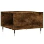 Mesa de centro madera contrachapada roble ahumado 55x55x36,5 cm de vidaXL, Mesas de centro - Ref: Foro24-830753, Precio: 54,8...