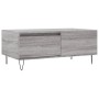 Sonoma-Couchtisch aus grauem Sperrholz, 90 x 50 x 36,5 cm von vidaXL, Couchtisch - Ref: Foro24-830810, Preis: 69,55 €, Rabatt: %