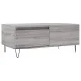 Sonoma-Couchtisch aus grauem Sperrholz, 90 x 50 x 36,5 cm von vidaXL, Couchtisch - Ref: Foro24-830810, Preis: 68,78 €, Rabatt: %
