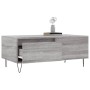 Sonoma-Couchtisch aus grauem Sperrholz, 90 x 50 x 36,5 cm von vidaXL, Couchtisch - Ref: Foro24-830810, Preis: 69,55 €, Rabatt: %