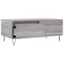 Sonoma-Couchtisch aus grauem Sperrholz, 90 x 50 x 36,5 cm von vidaXL, Couchtisch - Ref: Foro24-830810, Preis: 68,78 €, Rabatt: %