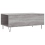 Sonoma-Couchtisch aus grauem Sperrholz, 90 x 50 x 36,5 cm von vidaXL, Couchtisch - Ref: Foro24-830810, Preis: 69,55 €, Rabatt: %