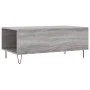 Sonoma-Couchtisch aus grauem Sperrholz, 90 x 50 x 36,5 cm von vidaXL, Couchtisch - Ref: Foro24-830810, Preis: 68,78 €, Rabatt: %