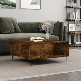 Couchtisch aus geräuchertem Eichensperrholz 80x80x36,5 cm von vidaXL, Couchtisch - Ref: Foro24-830785, Preis: 71,06 €, Rabatt: %