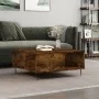 Couchtisch aus geräuchertem Eichensperrholz 80x80x36,5 cm von vidaXL, Couchtisch - Ref: Foro24-830785, Preis: 70,23 €, Rabatt: %