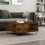Couchtisch aus geräuchertem Eichensperrholz 80x80x36,5 cm von vidaXL, Couchtisch - Ref: Foro24-830785, Preis: 71,06 €, Rabatt: %