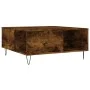 Mesa de centro madera contrachapada roble ahumado 80x80x36,5 cm de vidaXL, Mesas de centro - Ref: Foro24-830785, Precio: 70,2...