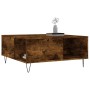 Couchtisch aus geräuchertem Eichensperrholz 80x80x36,5 cm von vidaXL, Couchtisch - Ref: Foro24-830785, Preis: 71,06 €, Rabatt: %