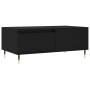 Mesa de centro madera contrachapada negro 90x50x36,5 cm de vidaXL, Mesas de centro - Ref: Foro24-830797, Precio: 70,89 €, Des...