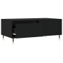 Mesa de centro madera contrachapada negro 90x50x36,5 cm de vidaXL, Mesas de centro - Ref: Foro24-830797, Precio: 70,89 €, Des...