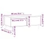 Couchtisch aus schwarzem Sperrholz, 90 x 50 x 36,5 cm von vidaXL, Couchtisch - Ref: Foro24-830797, Preis: 70,12 €, Rabatt: %