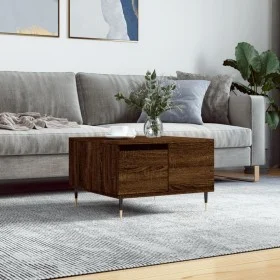 Couchtisch aus braunem Eichensperrholz, 55 x 55 x 36,5 cm von vidaXL, Couchtisch - Ref: Foro24-830755, Preis: 56,43 €, Rabatt: %