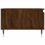 Brown oak plywood coffee table 55x55x36.5 cm by vidaXL, Coffee table - Ref: Foro24-830755, Price: 57,14 €, Discount: %