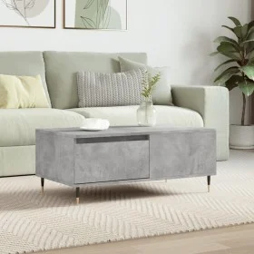 Mesa de centro madera contrachapada gris hormigón 90x50x36,5 cm de vidaXL, Mesas de centro - Ref: Foro24-830800, Precio: 55,7...