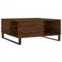 Brown oak plywood coffee table 80x80x36.5 cm by vidaXL, Coffee table - Ref: Foro24-830795, Price: 106,50 €, Discount: %