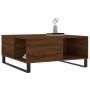 Mesa de centro madera contrachapada roble marrón 80x80x36,5 cm de vidaXL, Mesas de centro - Ref: Foro24-830795, Precio: 106,4...