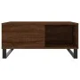 Brown oak plywood coffee table 80x80x36.5 cm by vidaXL, Coffee table - Ref: Foro24-830795, Price: 106,50 €, Discount: %
