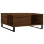 Brown oak plywood coffee table 80x80x36.5 cm by vidaXL, Coffee table - Ref: Foro24-830795, Price: 106,50 €, Discount: %