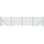 Cerca de alambre de acero galvanizado verde 1,8x10 m