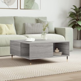 Sonoma-Couchtisch aus grauem Sperrholz, 80 x 80 x 36,5 cm von vidaXL, Couchtisch - Ref: Foro24-830778, Preis: 74,14 €, Rabatt: %