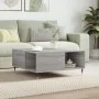 Mesa de centro madera contrachapada gris Sonoma 80x80x36,5 cm de vidaXL, Mesas de centro - Ref: Foro24-830778, Precio: 73,23 ...