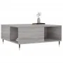 Mesa de centro madera contrachapada gris Sonoma 80x80x36,5 cm de vidaXL, Mesas de centro - Ref: Foro24-830778, Precio: 73,23 ...
