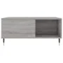 Mesa de centro madera contrachapada gris Sonoma 80x80x36,5 cm de vidaXL, Mesas de centro - Ref: Foro24-830778, Precio: 73,23 ...