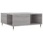 Mesa de centro madera contrachapada gris Sonoma 80x80x36,5 cm de vidaXL, Mesas de centro - Ref: Foro24-830778, Precio: 73,23 ...