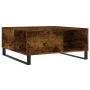 Smoked oak plywood coffee table 80x80x36.5 cm by vidaXL, Coffee table - Ref: Foro24-830793, Price: 101,68 €, Discount: %
