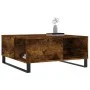 Smoked oak plywood coffee table 80x80x36.5 cm by vidaXL, Coffee table - Ref: Foro24-830793, Price: 101,68 €, Discount: %