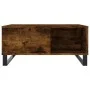 Smoked oak plywood coffee table 80x80x36.5 cm by vidaXL, Coffee table - Ref: Foro24-830793, Price: 101,68 €, Discount: %