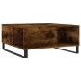 Smoked oak plywood coffee table 80x80x36.5 cm by vidaXL, Coffee table - Ref: Foro24-830793, Price: 101,68 €, Discount: %