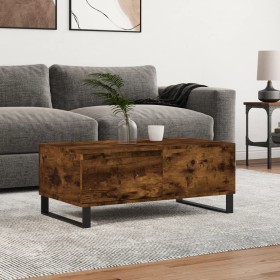 Couchtisch aus geräuchertem Eichensperrholz 90x50x36,5 cm von vidaXL, Couchtisch - Ref: Foro24-830817, Preis: 71,79 €, Rabatt: %